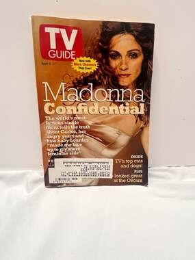 TV Guide Magazine April 11-17, 1998 Madonna Confidential Cover